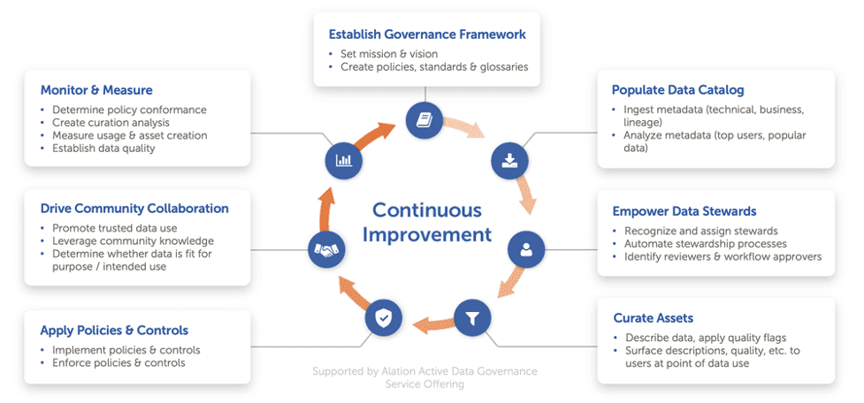 alations data governance growth pattern